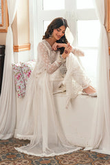 Azure luxury Chiffon Embroidered 3 Piece Unstitched / Stitched