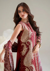 Bin Ilyas Luxury Lawn Embroidered Dress 3Piece Unstithced / Stitched