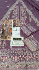Asim Jofa Chamkeeli Embroidered Chiffon 3piece Unstitched