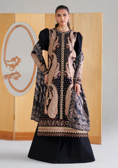 Bin Ilyas Luxury Lawn Embroidered Dress 3Piece Unstithced / Stitched