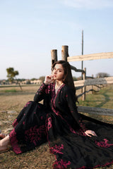 Azure Luxury Chiffon Embroidered 3 Piece Unstitched / Stitched