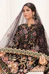 Broque Luxury Net Embroidered Collection 3 Piece Unstitched / Stitched