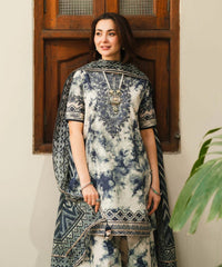 Sapphire Luxury Lawn Embroidery Digital Printed 3 Piece Unstitch