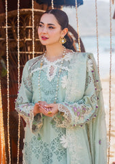Elaf New Arrival Luxury Lawn Embroidery 3 Piece Unstitched / Stitched