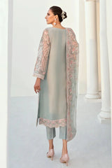 Baroque Embroidered Chiffon 3 Piece Unstitched / Stitched