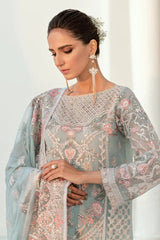 Baroque Embroidered Chiffon 3 Piece Unstitched / Stitched