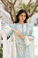 Afroza Luxury Lawn Emb Collection 3Piece Unstitched / Stitched