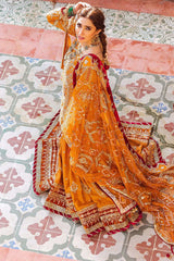 Mohsin Naveed Ranjha Zeenat Mahal Net gharara 3 Piece Unstitched / Stitched