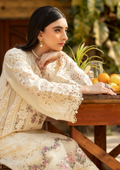 Elaf Premium Festive Chikankari Lawn Collection 3 piece Unstitched / Stitched