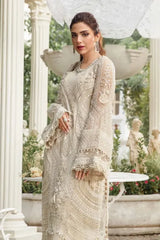 Mariaa B Luxury Chiffon Embroidered Collection 3 Piece Unstitched / Stitched
