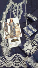 Azure luxury Chiffon Embroidered 3 Piece Unstitched / Stitched