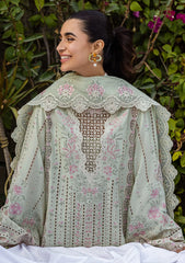 Akbar Aslam Lawn Chikan kari Embroidered 3 Piece Unstitched / Stitched