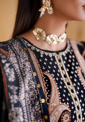 Bin Ilyas Luxury Lawn Embroidered Dress 3Piece Unstithced / Stitched