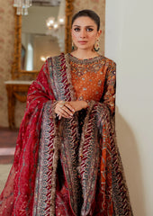Baroque Luxury Pure Khaddi Net Embroidered 3 Piece Unstitched