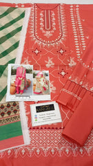 Zara Shahjahan Lawn Embroidered 3 piece Unstitched / Stitched