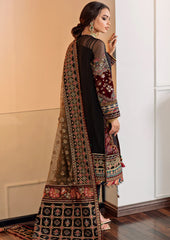 Baroque Luxury Chiffon Embroidered Dress 3 Piece Unstitched