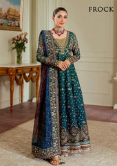 Baroque Luxury Chiffon Embroidered Dress 3 Piece Unstitched