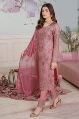 Ramsha Embroidered Chiffon 3 Piece Unstitched / Stitched