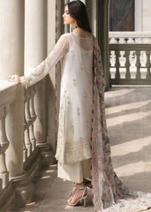 Gulaal Wedding Collection Embroidered Organza Dress Hand Work 3 Piece Unstitched