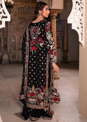 Hania Amir Luxury Chiffon Multi Thread Embroidered Dress 3 Piece Unstitched