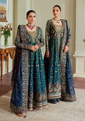 Baroque Luxury Chiffon Embroidered Dress 3 Piece Unstitched