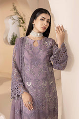 Lavish Lilac Premium Formal Collection Chiffon Embroidery 3pc unstitched