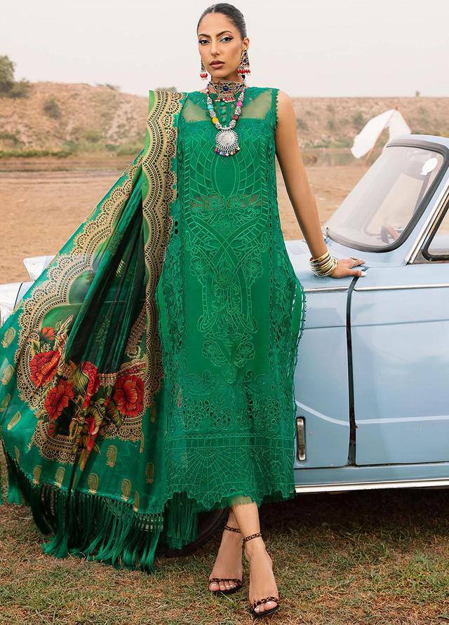 Crimson Embroiderey Lawn Collection 3 Piece Unstitched