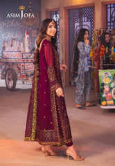Asim Jofa Embroidered Luxury Chiffon 3 Piece Unstitched