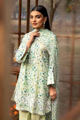 Gul Ahmed Printed Embroidered Lawn 3 Piece Unstitched