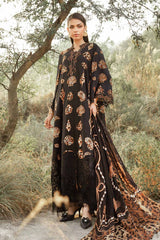 Mariaa.B Printed Embroidered Lawn 3 Piece Unstitched