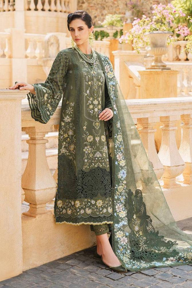 green emerald velvet dress Baroque Embroidered Chiffon Dress in Black Color #PF60 main image 0