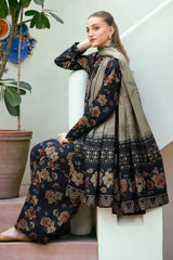 Baroque Luxury Printed Lawn Embroidered 3 Piece Unstitched