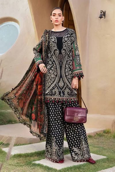 Mariaa.B Lawn Summer Collection Embroidered 3 Piece Unstitched