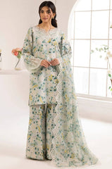 Mohagni Luxury Printed Lawn Embroidered 3 Piece Unstitched