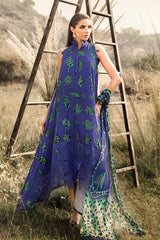 Mariaa B Printed Embroidered Lawn 3 Piece Unstitched