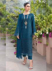 Mahnoor Embroidered Lawn Collection 3 Piece Unstitched