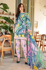 Mariaa B Lawn Collection Embroidered 3 piece Unstitched