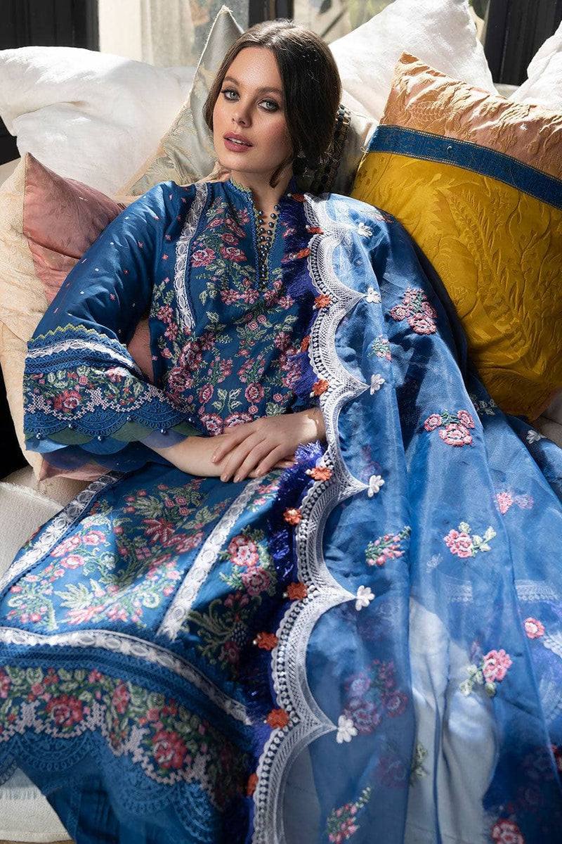 Sobia Nazir Lawn Chikan Kari Collection 3 Piece Unstitched