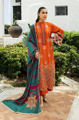 Zainab Chottani Luxury Lawn Chikan Kari Embroidered 3 Piece Unstitched
