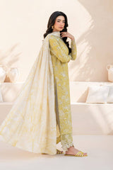 Iznik Printed Embroidered Lawn 3 Piece Unstitched