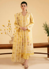 Qalamkar Luxury Lawn Chikan Kari Embroidered 3 Piece Unstitched