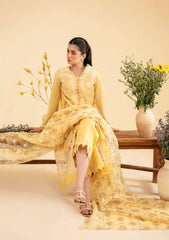 Qalamkar Luxury Lawn Chikan Kari Embroidered 3 Piece Unstitched