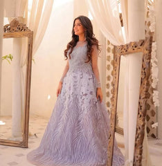 Laiba Khan Wear Wedding Collection Maxi Net Fabric Unstitched