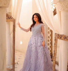 Laiba Khan Wear Wedding Collection Maxi Net Fabric Unstitched