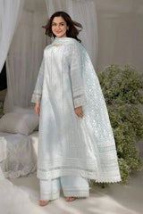 Sobia Nazir Lawn Chikan Kari Collection 3 Piece Unstitched