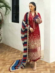 Zainab Chottani Luxury Lawn Chikan Kari Embroidered 3 Piece Unstitched