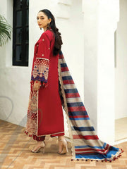 Zainab Chottani Luxury Lawn Chikan Kari Embroidered 3 Piece Unstitched