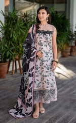Asifa Nabeel Luxury Lawn Printed Embroidered 3 Piece Unstitched
