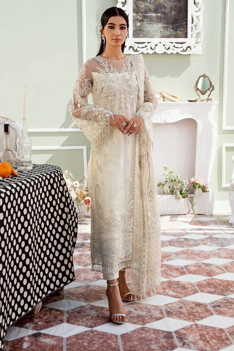 Imrozia Formal Collection Embroidered Chiffon Dress 3 Piece Unstitched