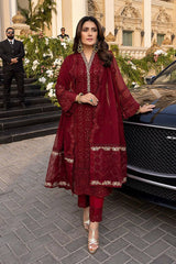 Azure Luxury Lawn Embroidered 3 Piece Unstitched